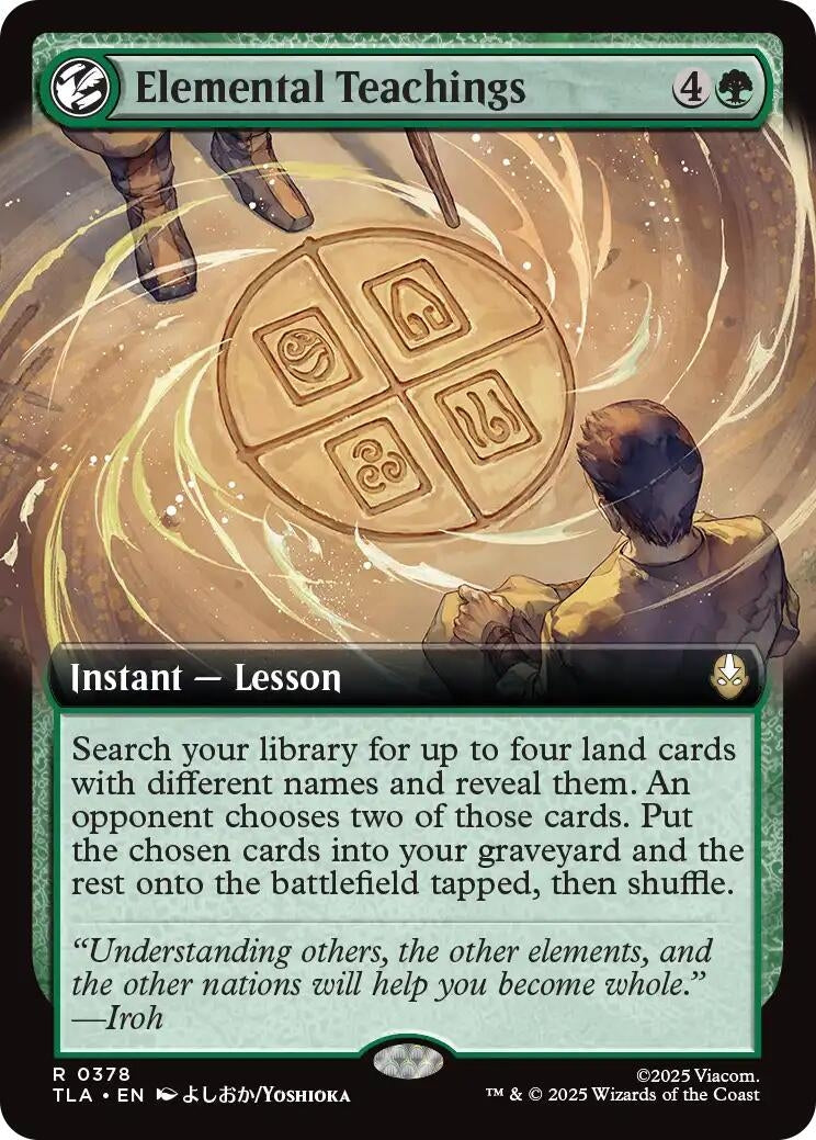 Image for Elemental Teachings (Extended Art) (378) (Avatar: The Last Airbender) - Magic: The Gathering