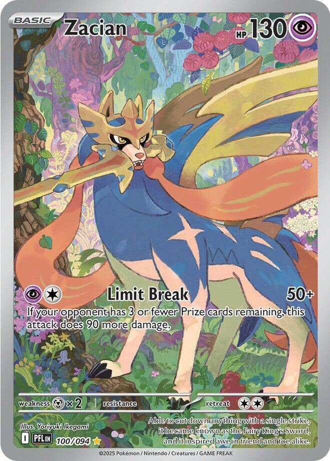 Image for Zacian (100/094) (ME02: Phantasmal Flames) - Pokemon