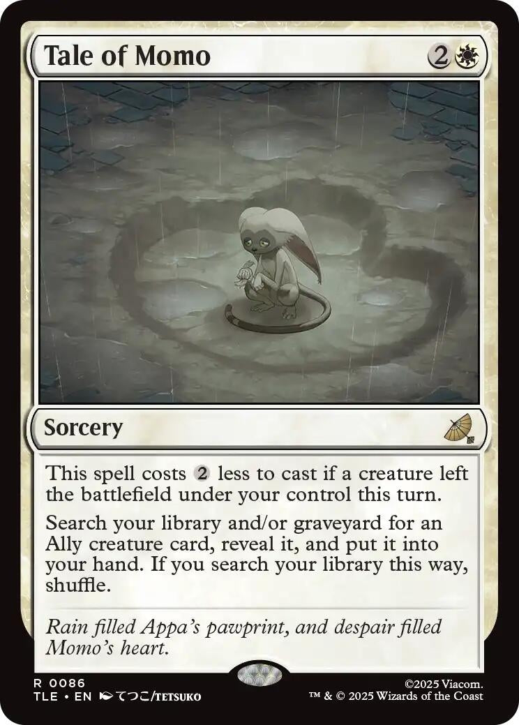 Image for Tale of Momo (86) (Foil) (Avatar: The Last Airbender: Eternal-Legal) - Magic: The Gathering