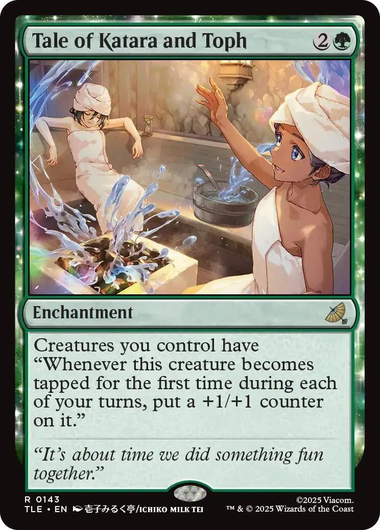 Image for Tale of Katara and Toph (143) (Foil) (Avatar: The Last Airbender: Eternal-Legal) - Magic: The Gathering