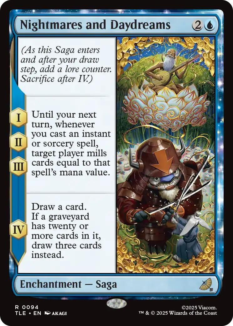 Image for Nightmares and Daydreams (94) (Foil) (Avatar: The Last Airbender: Eternal-Legal) - Magic: The Gathering