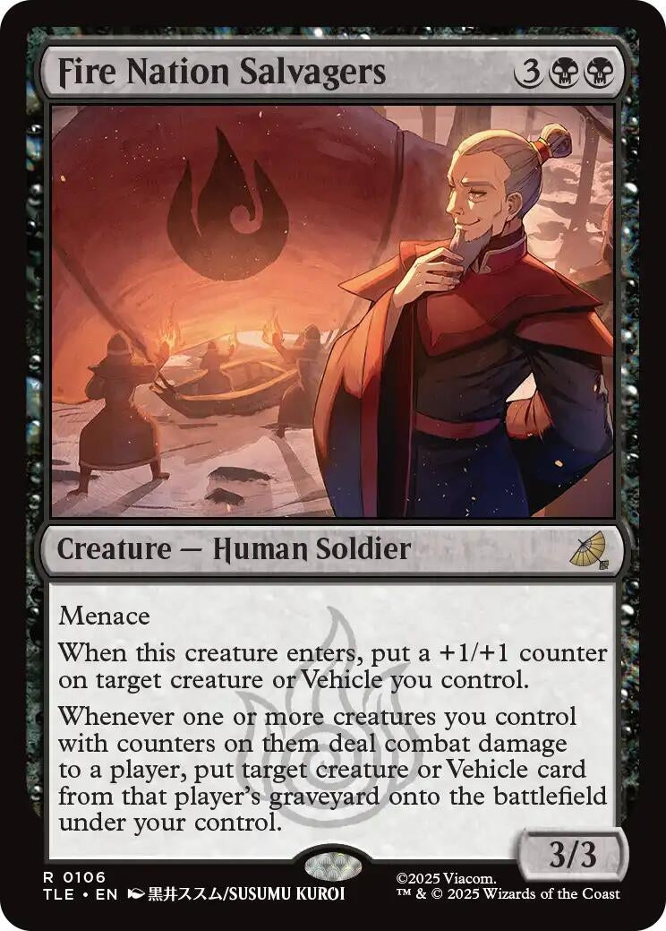 Image for Fire Nation Salvagers (106) (Foil) (Avatar: The Last Airbender: Eternal-Legal) - Magic: The Gathering
