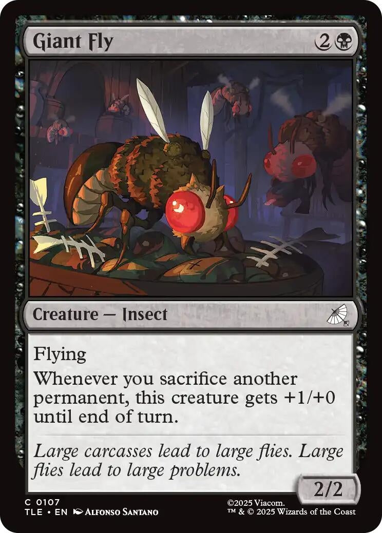 Image for Giant Fly (107) (Foil) (Avatar: The Last Airbender: Eternal-Legal) - Magic: The Gathering