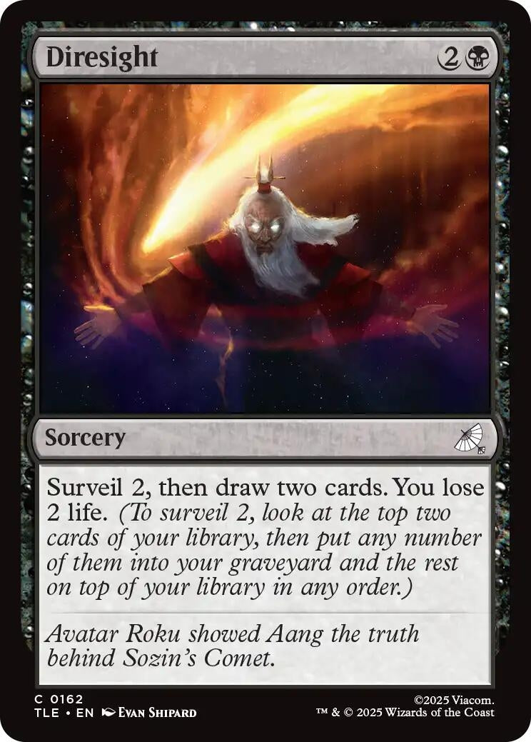 Image for Diresight (162) (Foil) (Avatar: The Last Airbender: Eternal-Legal) - Magic: The Gathering