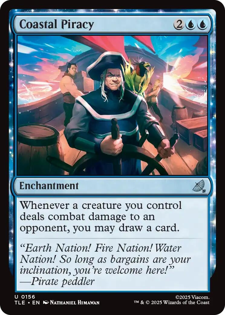 Image for Coastal Piracy (156) (Foil) (Avatar: The Last Airbender: Eternal-Legal) - Magic: The Gathering
