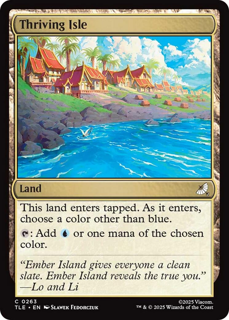 Image for Thriving Isle (263) (Foil) (Avatar: The Last Airbender: Eternal-Legal) - Magic: The Gathering