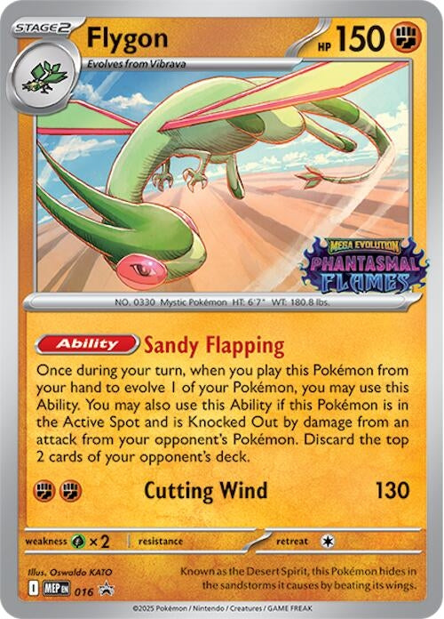 Image for Flygon (Prerelease) (016) (ME: Mega Evolution Promo) - Pokemon
