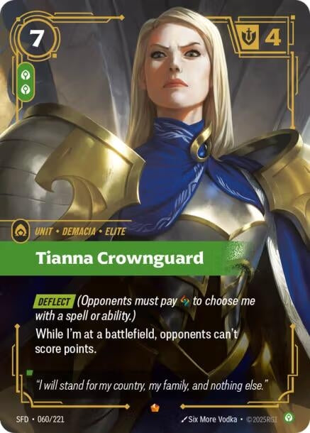 Image for Tianna Crownguard (060/221) (Foil) (Spiritforged) - Riftbound: League of Legends Trading Card Game