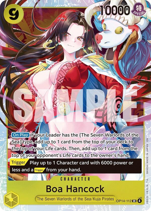 Image for Boa Hancock - OP14-112 (OP14-112) (Foil) (The Azure Sea's Seven) - One Piece Card Game