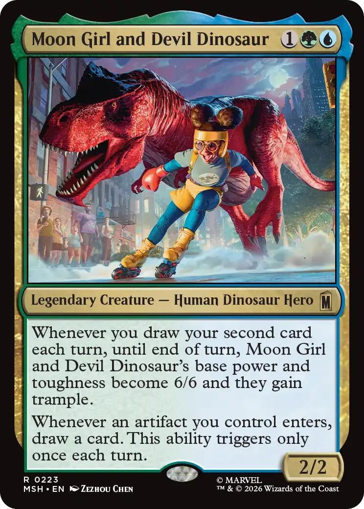 Image for Moon Girl and Devil Dinosaur (223) (Foil) (Marvel Super Heroes) - Magic: The Gathering