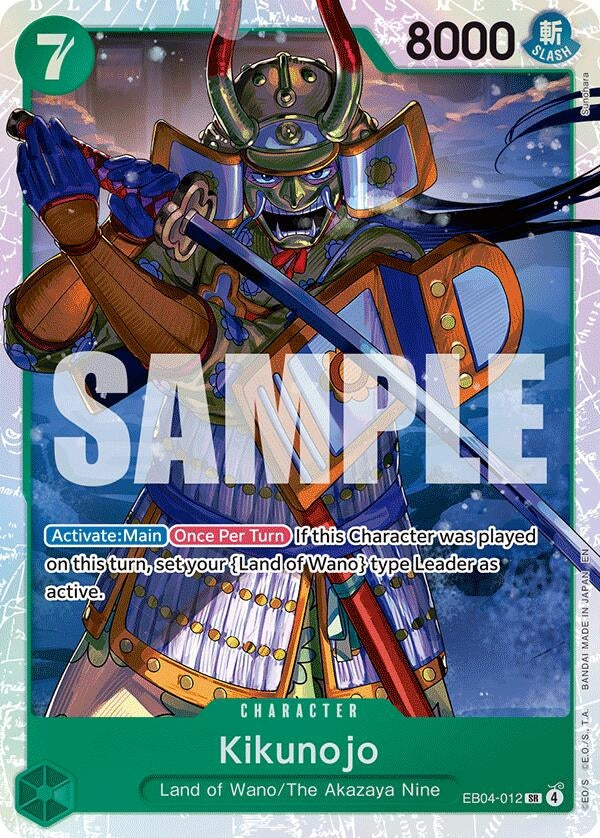 Image for Kikunojo - EB04-012 (EB04-012) (Foil) (The Azure Sea's Seven) - One Piece Card Game