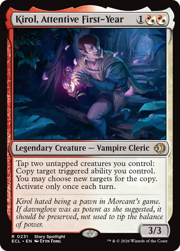 Image for Kirol, Attentive First-Year (231) (Foil) (Lorwyn Eclipsed) - Magic: The Gathering