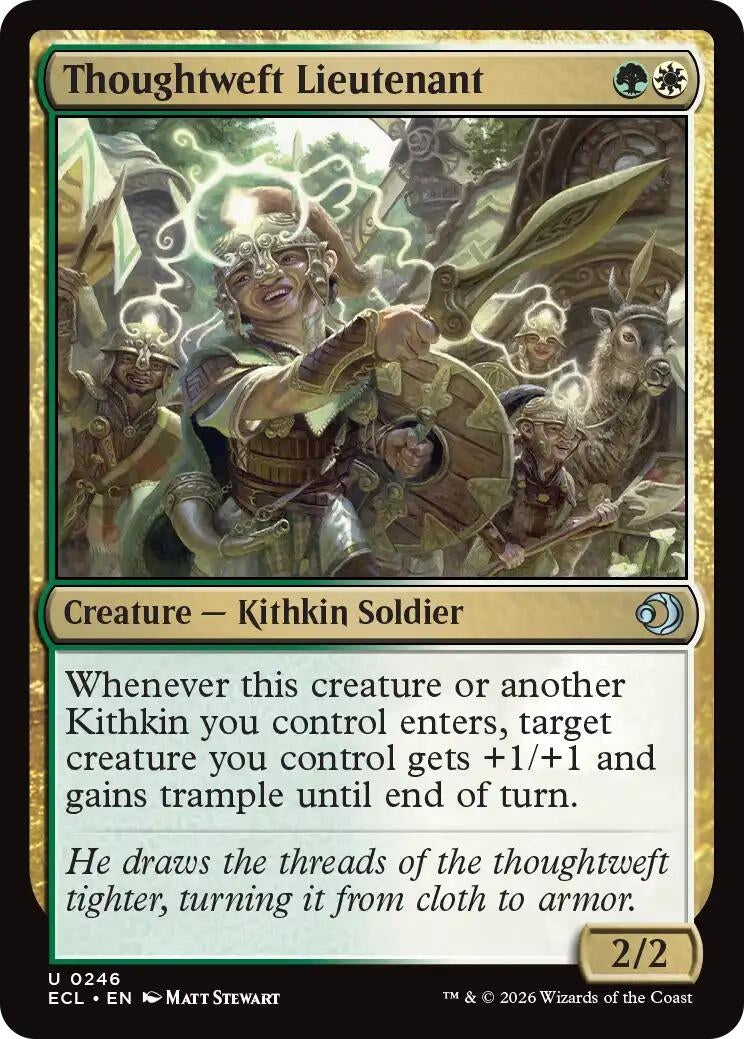 Image for Thoughtweft Lieutenant (246) (Foil) (Lorwyn Eclipsed) - Magic: The Gathering
