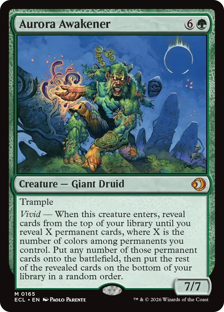 Image for Aurora Awakener (165) (Foil) (Lorwyn Eclipsed) - Magic: The Gathering
