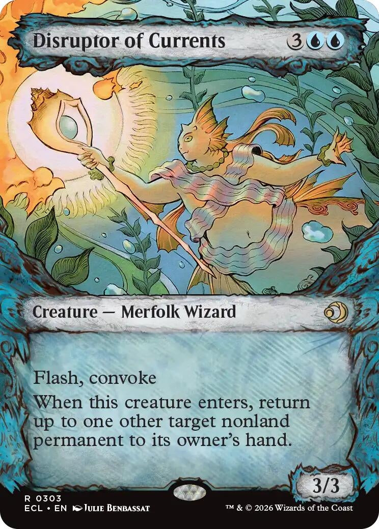 Image for Disruptor of Currents (Showcase) (303) (Foil) (Lorwyn Eclipsed) - Magic: The Gathering