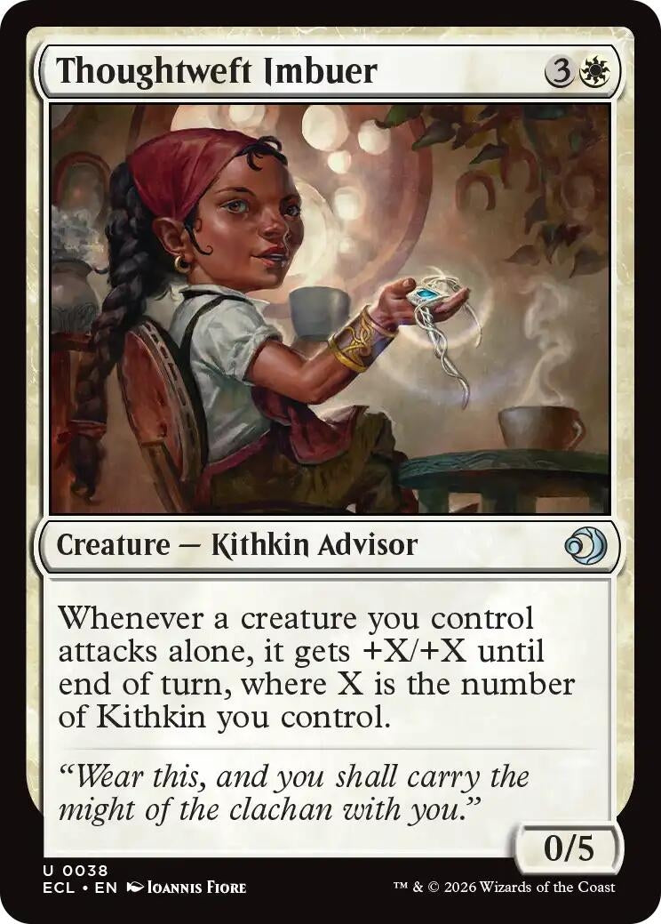 Image for Thoughtweft Imbuer (38) (Foil) (Lorwyn Eclipsed) - Magic: The Gathering