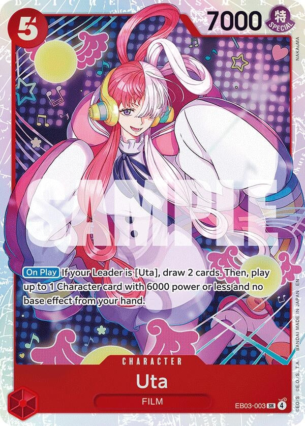 Image for Uta (003) (EB03-003) (Foil) (Extra Booster: One Piece Heroines Edition) - One Piece Card Game