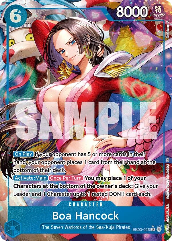 Image for Boa Hancock (Alternate Art) (EB03-026) (Foil) (Extra Booster: One Piece Heroines Edition) - One Piece Card Game