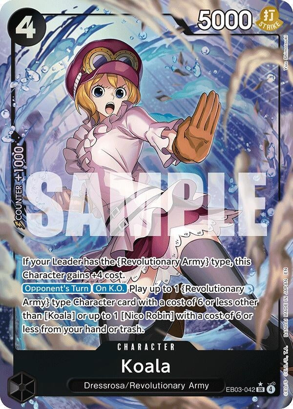 Image for Koala (Alternate Art) (EB03-042) (Foil) (Extra Booster: One Piece Heroines Edition) - One Piece Card Game