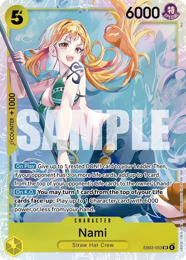 Image for Nami (053) (EB03-053) (Foil) (Extra Booster: One Piece Heroines Edition) - One Piece Card Game