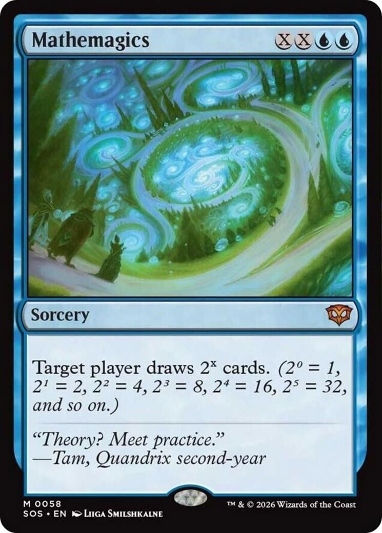 Image for Mathemagics (58) (Foil) (Secrets of Strixhaven) - Magic: The Gathering