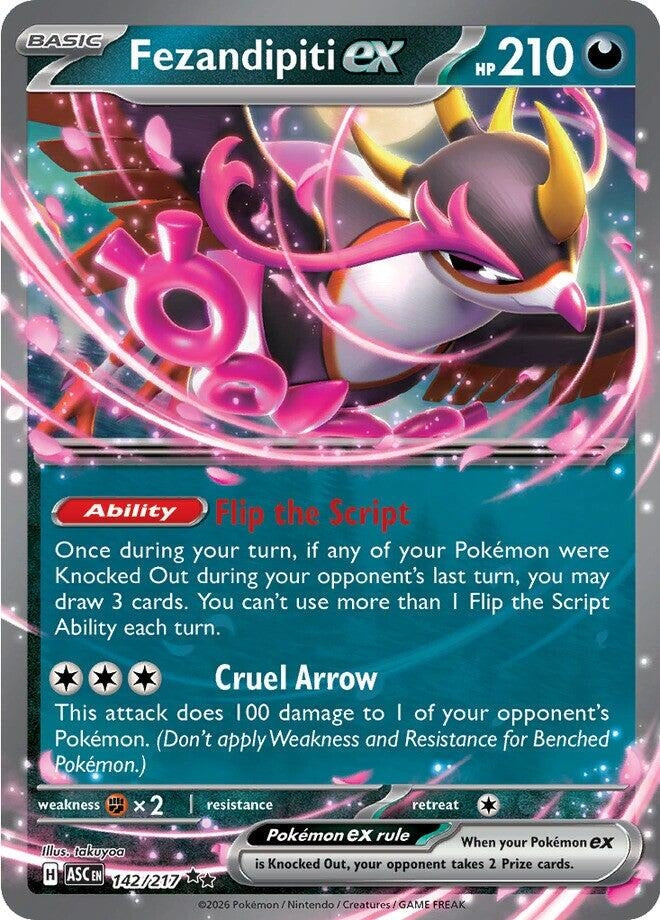 Image for Fezandipiti ex (142/217) (Holofoil) (ME: Ascended Heroes) - Pokemon