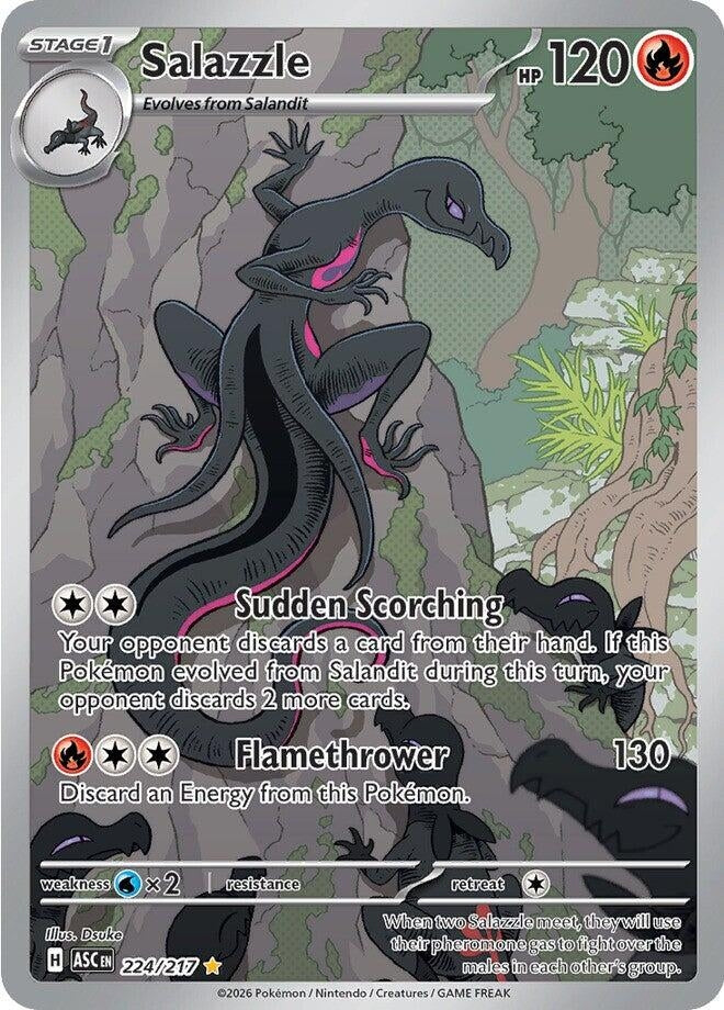 Image for Salazzle (224/217) (Holofoil) (ME: Ascended Heroes) - Pokemon