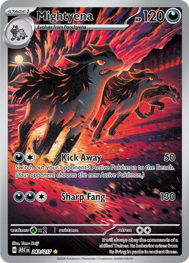 Image for Mightyena (243/217) (Holofoil) (ME: Ascended Heroes) - Pokemon