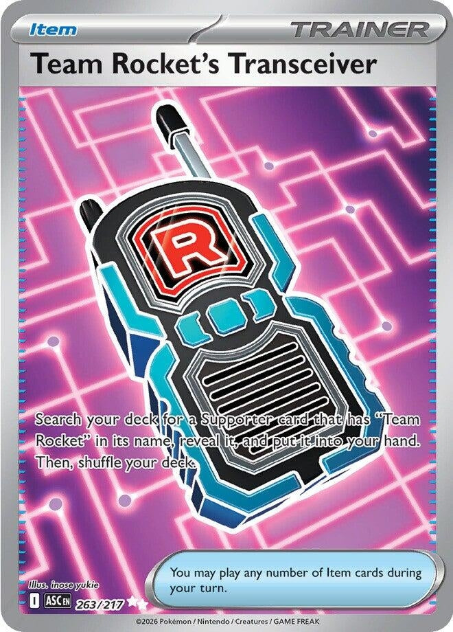 Image for Team Rocket's Transceiver (263/217) (Holofoil) (ME: Ascended Heroes) - Pokemon