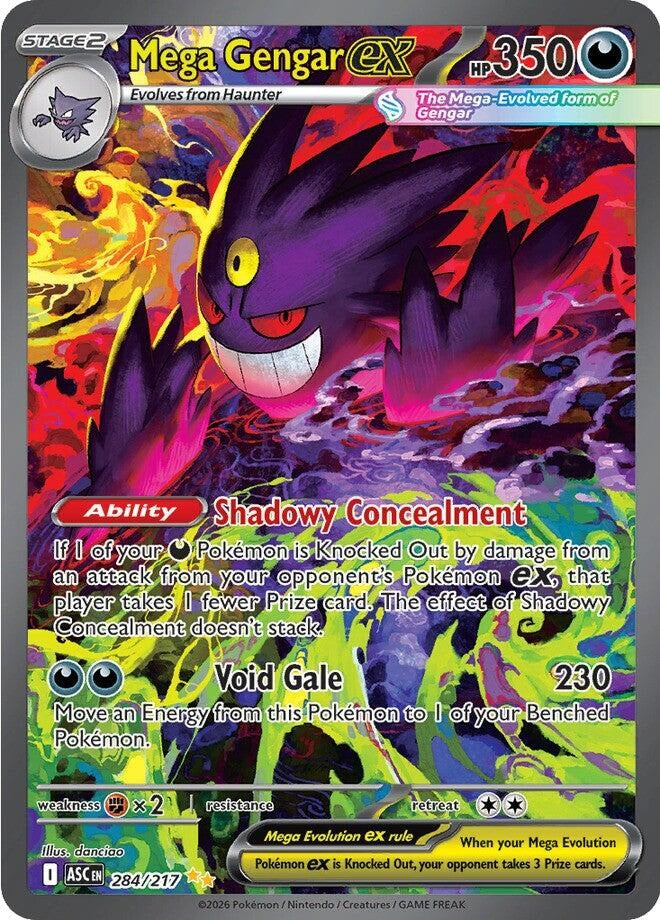 Image for Mega Gengar ex (284/217) (Holofoil) (ME: Ascended Heroes) - Pokemon