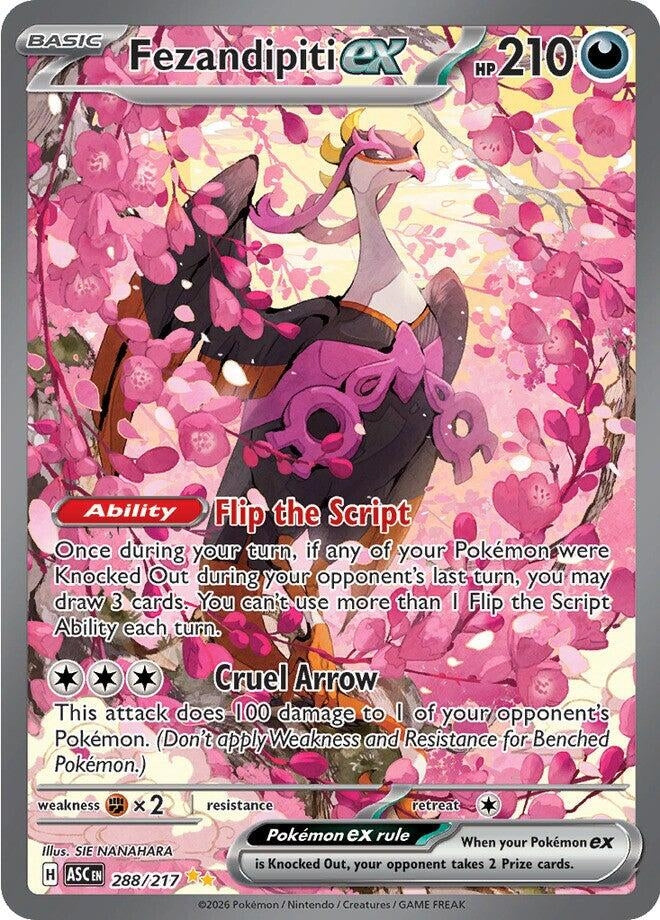 Fezandipiti ex (288/217) (Holofoil) (ME: Ascended Heroes)