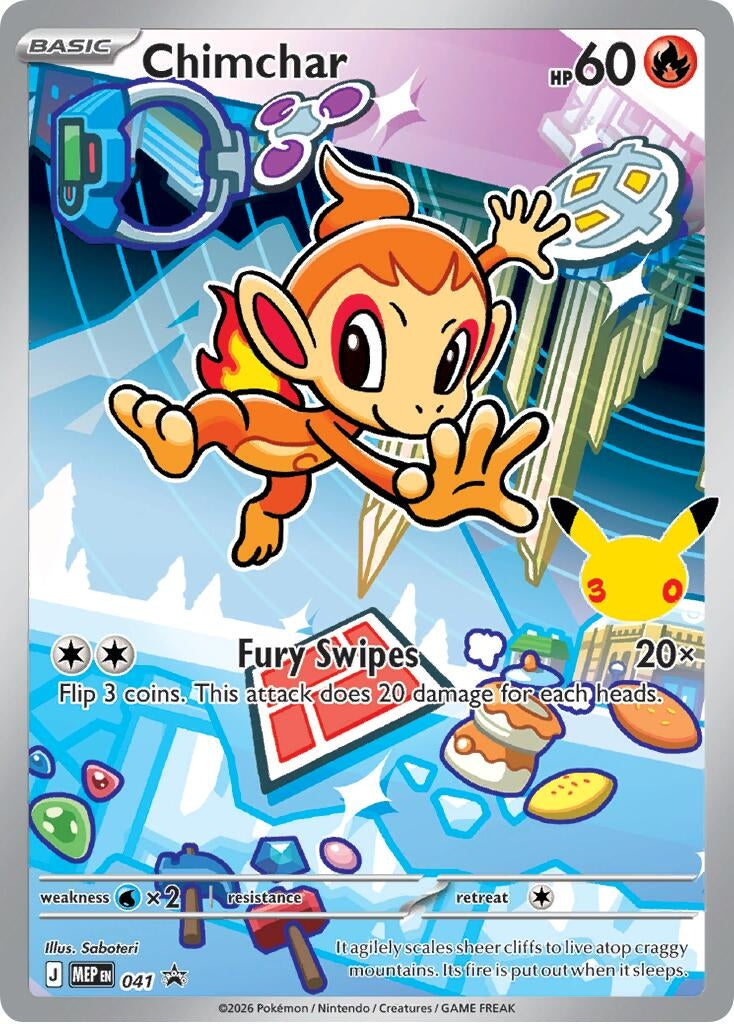 Chimchar - 041 (041) (Holofoil) (ME: Mega Evolution Promo)