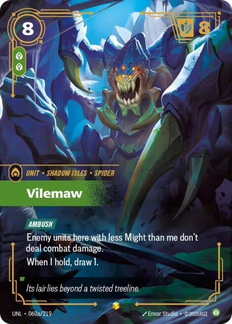 Vilemaw (Alternate Art) (060a/219) (Foil) (Unleashed)