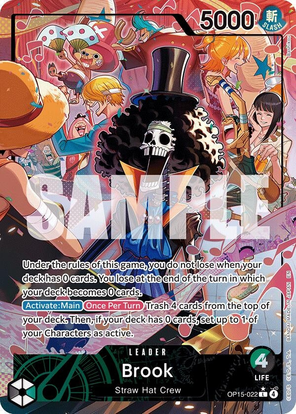 Image for Brook (OP15-022) (Alternate Art) (OP15-022) (Foil) (Adventure on Kami's Island) - One Piece Card Game