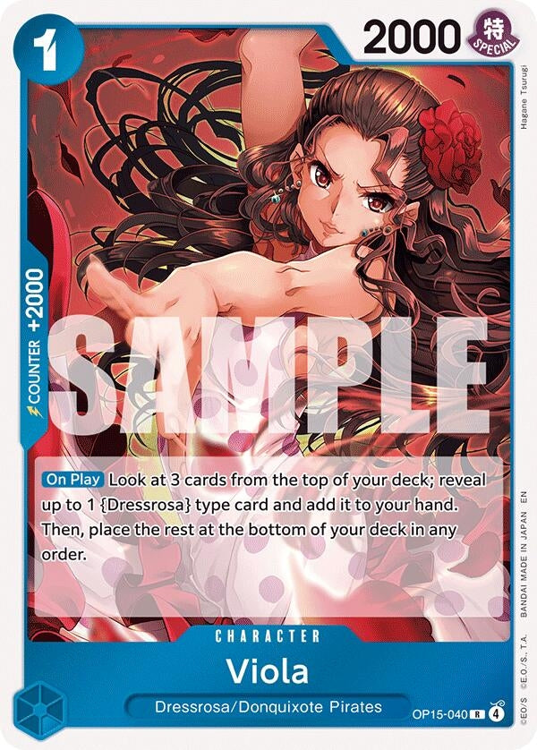 Image for Viola (OP15-040) (Foil) (Adventure on Kami's Island) - One Piece Card Game