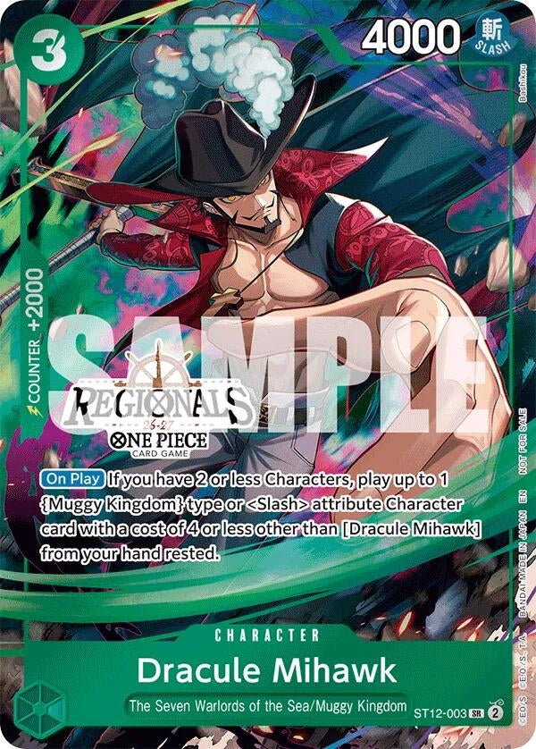 Image for Dracule Mihawk (Regional Participation Pack 2026 Vol.1) (ST12-003) (Foil) (One Piece Promotion Cards) (OP-PR) - One Piece Card Game