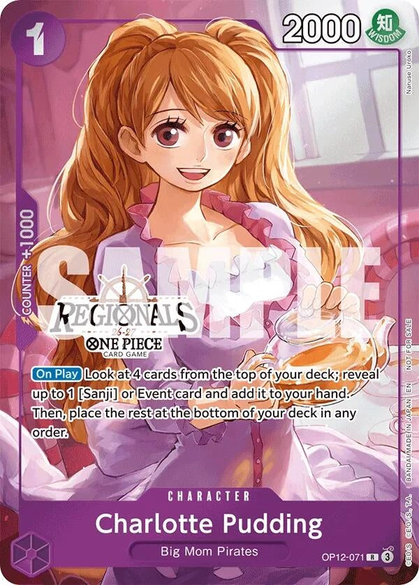 Image for Charlotte Pudding (Regional Participation Pack 2026 Vol.1) (OP12-071) (Foil) (One Piece Promotion Cards) (OP-PR) - One Piece Card Game