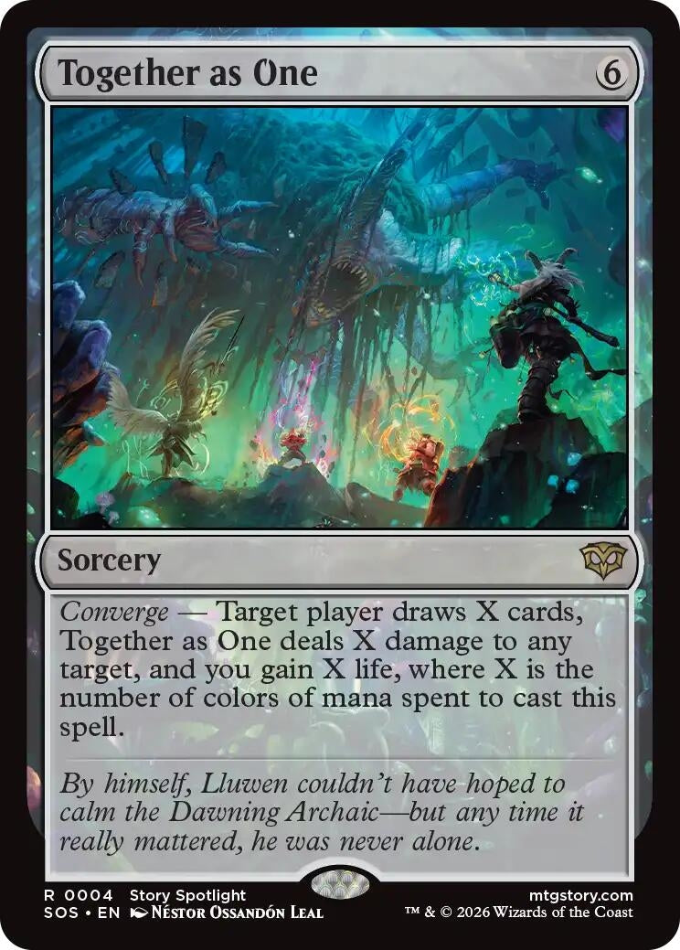Image for Together as One (4) (Foil) (Secrets of Strixhaven) - Magic: The Gathering