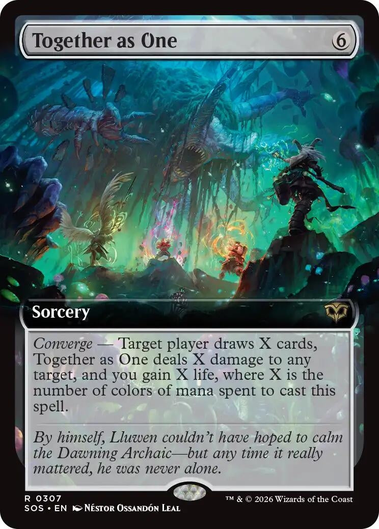 Image for Together as One (Extended Art) (307) (Foil) (Secrets of Strixhaven) - Magic: The Gathering