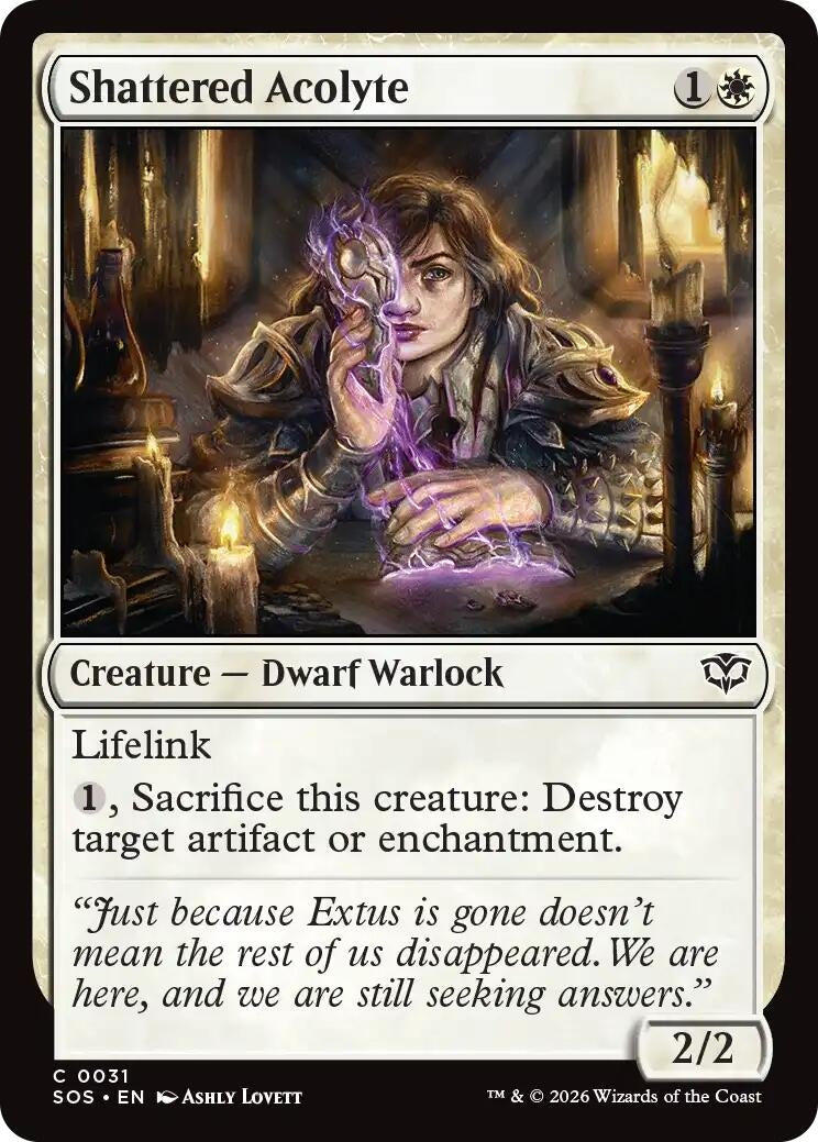 Image for Shattered Acolyte (31) (Foil) (Secrets of Strixhaven) - Magic: The Gathering