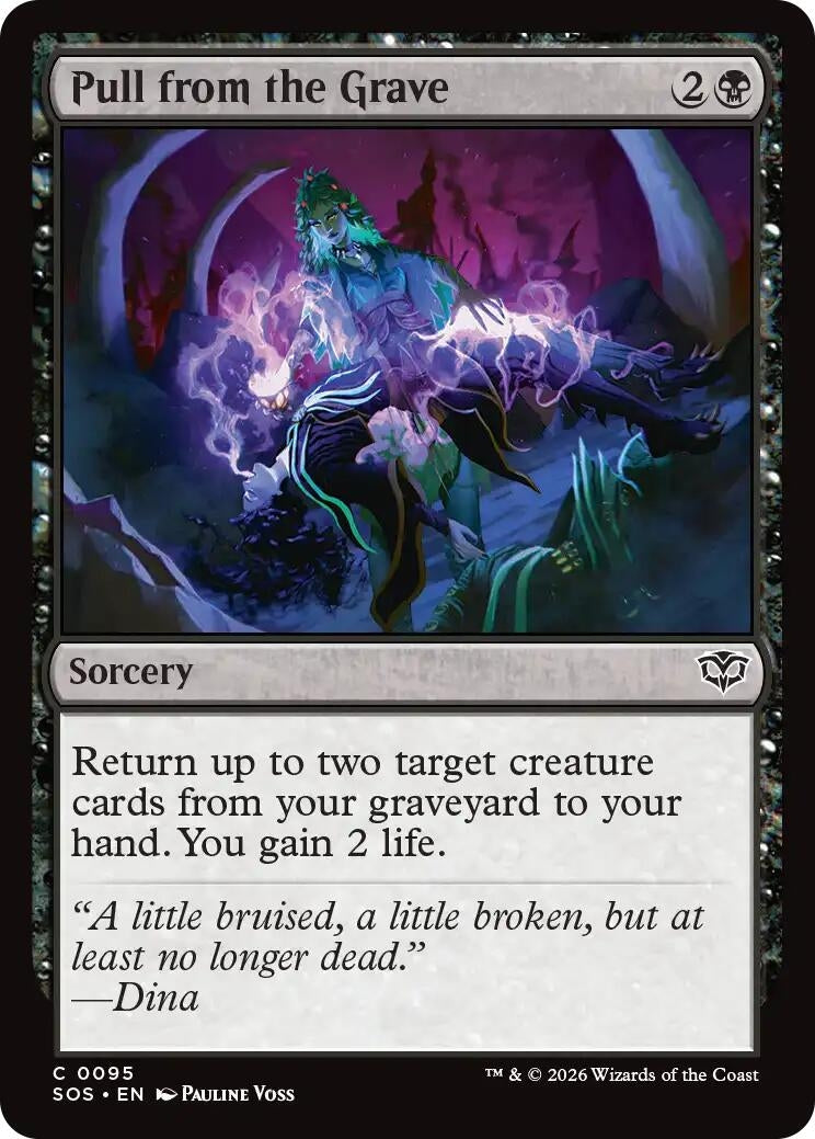 Image for Pull from the Grave (95) (Foil) (Secrets of Strixhaven) - Magic: The Gathering