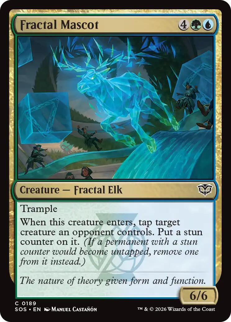 Image for Fractal Mascot (189) (Foil) (Secrets of Strixhaven) - Magic: The Gathering