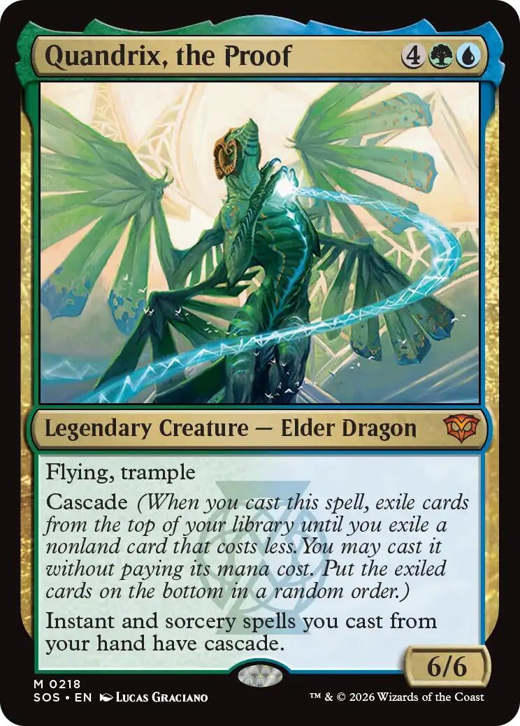 Image for Quandrix, the Proof (218) (Foil) (Secrets of Strixhaven) - Magic: The Gathering