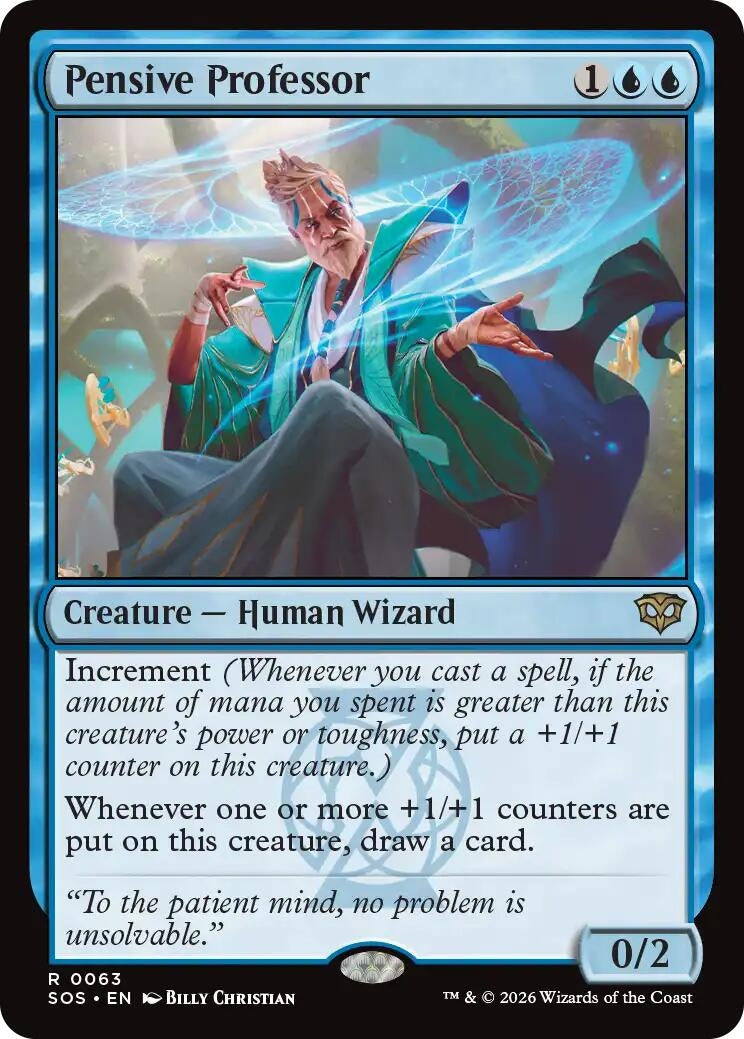 Image for Pensive Professor (63) (Secrets of Strixhaven) - Magic: The Gathering