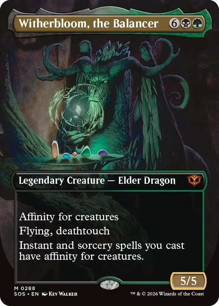 Image for Witherbloom, the Balancer (Borderless) (288) (Secrets of Strixhaven) - Magic: The Gathering
