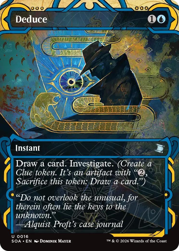 Image for Deduce (16) (Foil) (Secrets of Strixhaven: Mystical Archive) - Magic: The Gathering