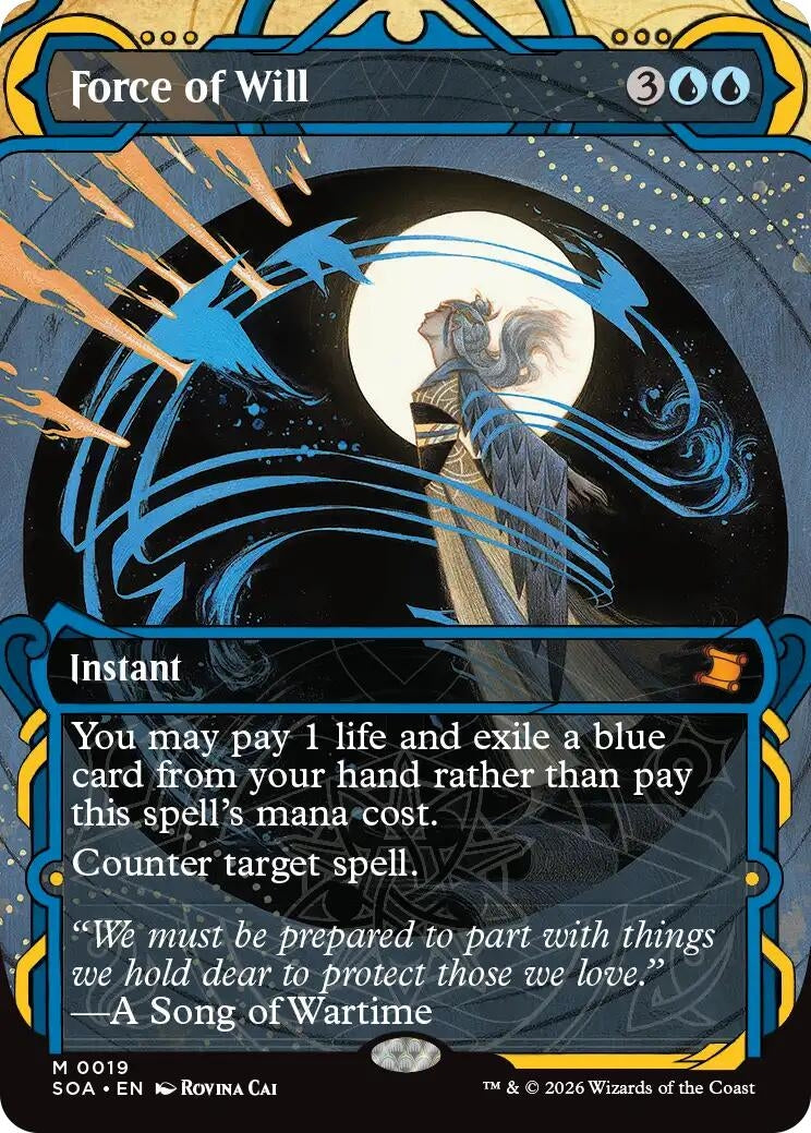 Image for Force of Will (19) (Foil) (Secrets of Strixhaven: Mystical Archive) - Magic: The Gathering