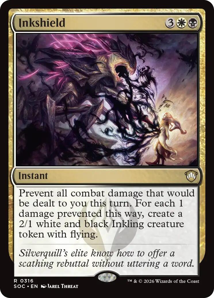 Image for Inkshield (316) (Commander: Secrets of Strixhaven) - Magic: The Gathering