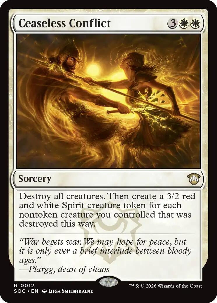 Image for Ceaseless Conflict (12) (Commander: Secrets of Strixhaven) - Magic: The Gathering