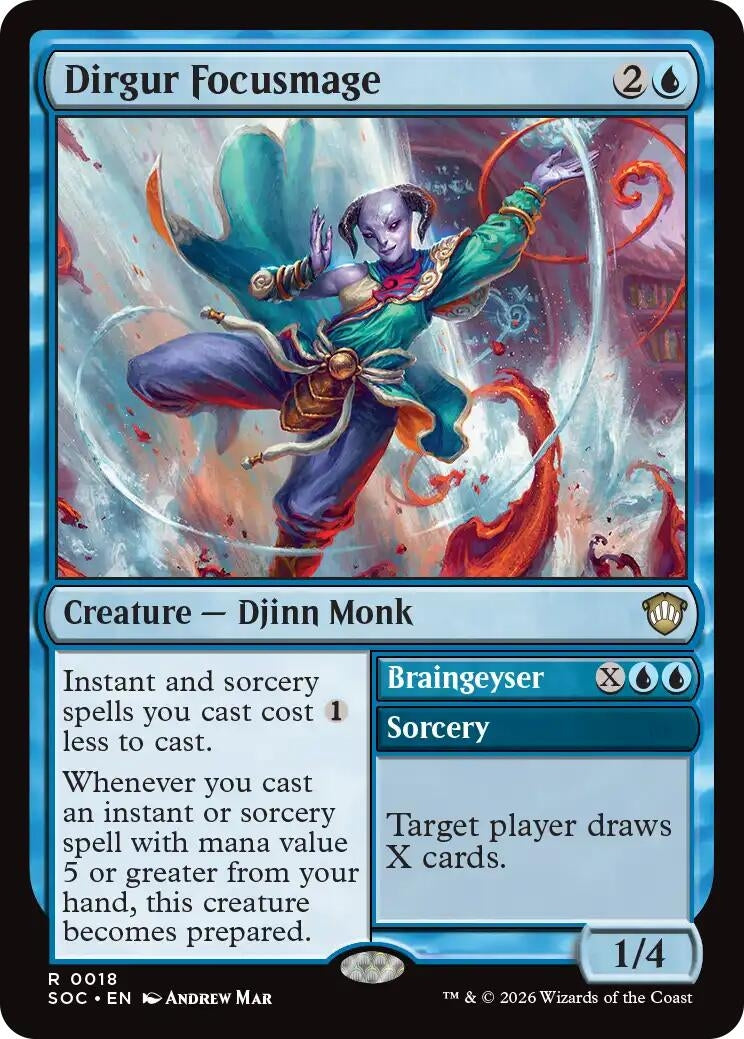 Image for Dirgur Focusmage (18) (Commander: Secrets of Strixhaven) - Magic: The Gathering